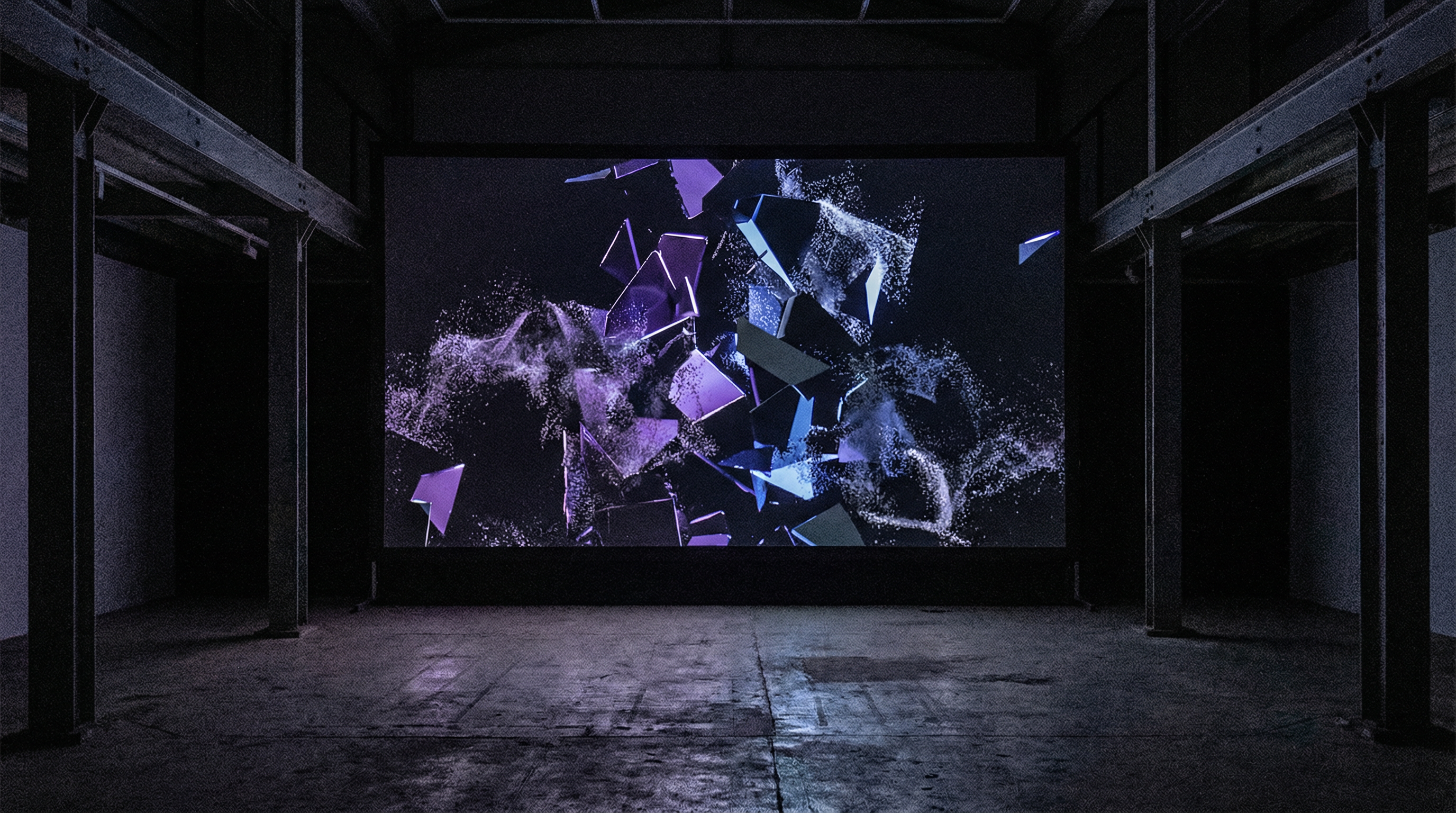 Abstract digital crisis visualization